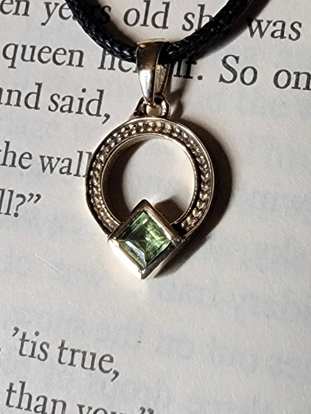 Peridot Pendant Necklace